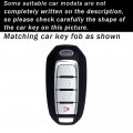 Ontto Smart Remote Key Cover Fit For Infiniti Q50 Qx50 Qx55 Qx60 Fob 2020-up Purple