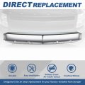 Auto Dynasty Non Air Intake Cutout Front Bumper Impact Face Bar Compatible With Chevy Silverado 1500 2007-2013 Polished Chrome