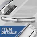 Auto Dynasty Non Air Intake Cutout Front Bumper Impact Face Bar Compatible With Chevy Silverado 1500 2007-2013 Polished Chrome