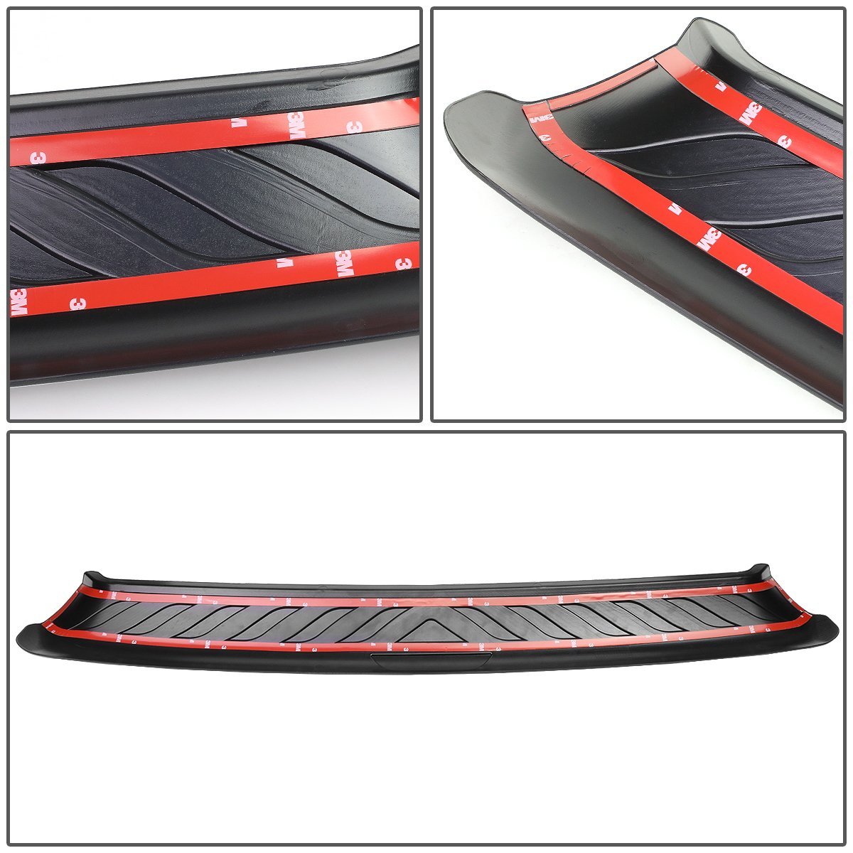 Auto Dynasty Tpe Plastic Oe Style Rear Bumper Protector Cover For Honda Civic 4-dr Sedan 10th Gen 16-17
