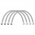 16 Inch Long Faucet Supply Line Connector 4pcs G1 2 Female Compression Thread X Male Straight 304 Stainless Steel Water Hose 