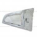 Side Hood Intake Grille Chrome Black Mesh Driver Fits 2013-2021 Kenworth T680