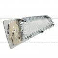 Side Hood Intake Grille Chrome Black Mesh Driver Fits 2013-2021 Kenworth T680