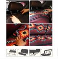 Forchrinse Purple Blue Sunset Tropical Palm Tree Rear Car Seat Cover Set Of 2 Backrest Bench Protector Easy To Install Auto