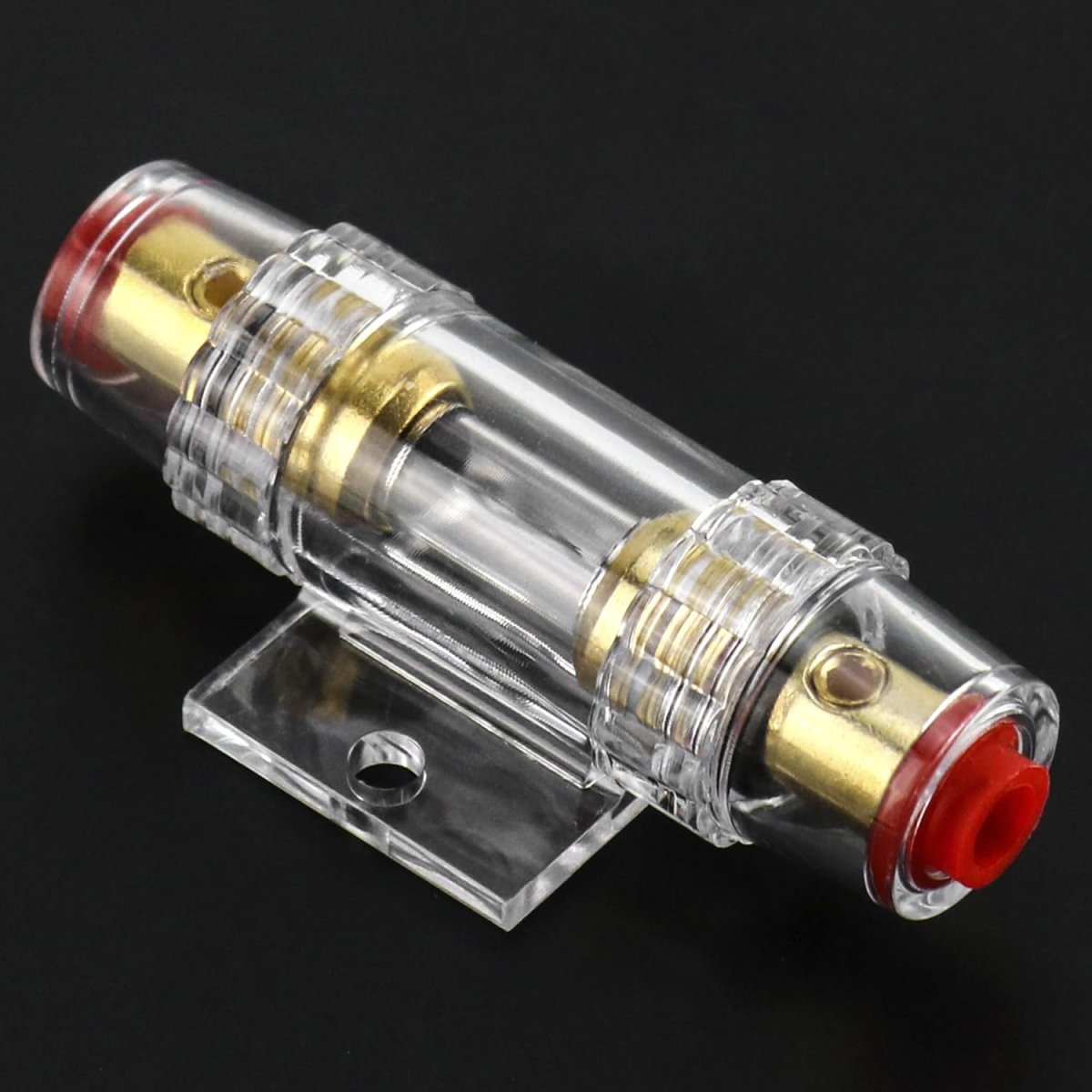 Waterproof Inline Fuse Holder 4 To 8 Awg With 60a Agu Fuses 2 Pack For Car Stereo Alarms Amplifiers And Compressors Model