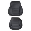 Front Driver Side Bottom And Top Back Replacement Seat Covers Black Microfiber Leather For Mercedes Benz Ml250 Ml350 Ml400 2012 