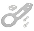 Universal Jdm Aluminum Racing Sturdy Towing Rear Tow Hook Kit Anodized Silver 