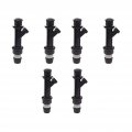 6pcs Fits For Buick Rainier Chevy Oldsmobile Gmc Isuzu Flow Matched Automotive Fuel Injector 25313185 Fj319