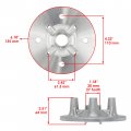 Caltric Front Wheel Axle Hub With Bearing Kit Stators For Yamaha 5ug-f5111-10-00 5ug-f5111-02-00