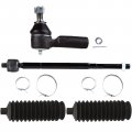 Ocpty New 4-piece Fit For Lexus Es300 Toyota Avalon Camry Sienna Solara 1 Inner Outer Tie Rod End 2 Steering Rack Boot