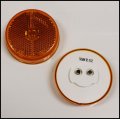 Amber 2 5 In Round Clearance Sidemarker Light 031 2 Pack For Cars Front Position