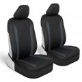 Motor Trend Spillguard Seat Covers For Cars Trucks Suv A Charcoal With Waterproof Neoprene Lining Automotive Car Front Seats 