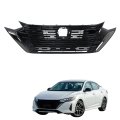 Plastic Front Bumper Upper Grille Replacement For Sentra Sr 2024 2025 Black Hood Engine Heat Dissipation 