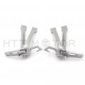 Httmt Silver Rear Foot Pegs Footrest Bracket Mount Compatible With Suzuk Gsxr 600 750 2006-2007