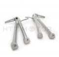 Httmt Silver Rear Foot Pegs Footrest Bracket Mount Compatible With Suzuk Gsxr 600 750 2006-2007