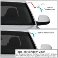 Auto Dynasty Rain Guards Tape-on For 2005-2010 Honda Odyssey Acrylic 4pcs Window Visor Deflector