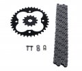 Fits Honda Trx250r 250r 520-88 Non O Ring Chain Sprocket Black 13 36