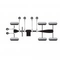 U-joint Kit Compatible With Polaris 425 Xpedition 4x4 2000 2001 Front Rear Drive Shaft