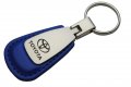 Au-tomotive Gold Tear Drop Key Chain For Toyota Blue
