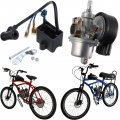 Glenparts Automatic Choke Style Carburetor Kit With Dc12v Cdi Ignition Coil Module Working 49 Cc 50 60cc 80cc 2 Cycle Engine