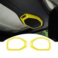 Rt-tcz For Wrangler Jl Top Roof Speaker Cover Trim Yellow Jeep Jlu Gladiator Jt 2018-2023 Interior Accessories 2pcs 