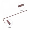 Uxcell 1 5mm Ball End Hex Key Wrench L Shaped Long Arm S2 Steel Repairing Tool Metric