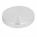 Uxcell 4pcs 50mm Dia 8mm Thickness M10 Thread Aluminum Disc Hardware For Glass Table