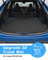 All Weather Tpe Cargo Mat Liner For 2023 2024 2025 2026 Lexus Rx Rx350 Rx350h Rx500h Rear Trunk Black Vehicle Specific Fit