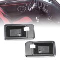 Door Handle Style Interior Bezel Cup Set Replacement For Firebird Trans Am Camaro 1977-1981 