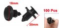 Uxcell 100pcs Auto Interior Push Expanding Screw Plastic Rivets For 8mm Hole