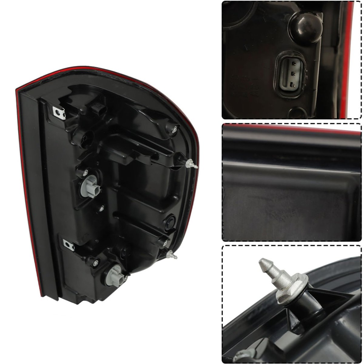 Left Side Tail Light Assembly Replacement For Ridgeline 2017 2023 Part Number 33550t6za02 Rear Lamp