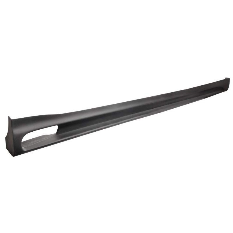 Ikon Motorsports Side Skirts For 2010-2014 Vw Golf Rg Style Unpainted Black Poly-urethane Rocker Panel Extension Bottom Line