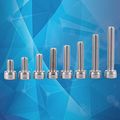 160pcs M5 304 Stainless Steel Hex Socket Screws Bolts Nuts Assortment Kitcap Head
