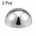 Uxcell 32mm 1 26 Dia Decorative Hollow Half Cap Ball 304 Stainless Steel For Staircase Handrail Post 2pcs