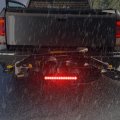 17 In Led Trailer Sequential Turn Signal Light Bar 14 Red Brake Stop Tail With Chrome Housing 10v 30v Ip67 Waterproof Universal 