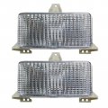 Clear Lens Front Marker Signal Light Lamp Assembly For 1983-1988 Chevy Blazer Jimmy Suburban Replace Gm2520122 915908 Pair Of 