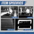 Auto Dynasty 4pcs L-led Drl Headlights And Bumper Lamps Compatible With Chevy Silverado Suburban 1500-3500 Tahoe 1999-2006