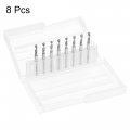 Uxcell Pcb Drill Bits 2 5mm Tungsten Carbide Spiral Flute Jewelry Cnc Engraving Print Circuit Board Micro 1 8 Shank 8pcs