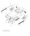 Polaris Snowmobile Tunnel Gripper Genuine Oem Part Qty 1