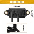 X Autohaux Egr Valve Pressure Feedback Sensor Dpfe F77z9j460ab Dpfe15 Ford F150 F250 F350 Escape Focus Lincoln Mazda For