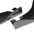 3pcs Car Front Bumper Lips Spoiler Wing Body Kit For Lexus Is250 Is350 14-16 Carbon Fiber Look