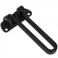 Hilitand Home Security Door Lock Swing Bar Guard Hotel Latch Stainless Steel Reinforcement Matte Black