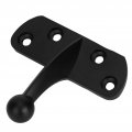 Hilitand Home Security Door Lock Swing Bar Guard Hotel Latch Stainless Steel Reinforcement Matte Black