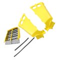 Yellow Oil Tank Side Cover And Radiator Replacement For Yamaha Banshee 350 2gu217115000 2gu217215000 2gu233915000 1987-2006 