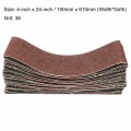 Uxcell 4-inch X 24-inch Aluminum Oxide Sanding Belt 36 Grits Sandpaper Lapped Joint For Sander 10pcs
