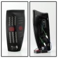 Acanii For New Black Smoke 2002-2006 Chevy Avalanche 1500 2500 Led Tail Lights Brake Lamps Driver Passenger Side