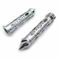 Smt- Chrome Cnc Billet 7 8 22mm Spike Car Ends Hand Grips Compatible With Suzuki Gsxr Hayabusa Fzr Yzf 600 R1 R6 B01g80o5ow