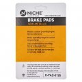 Niche Brake Pad Set For Yamaha Ttr230 Kawasaki Klr650 Klx250 Suzuki Burgman 400 Front Semi-metallic 2 Pack