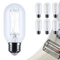Satco 5 5w T14 Led Light Bulb 3000k Soft White 500 Lumens Clear 300 Degree Beam E26 Medium Base 92 Cri Dimmable Wet Rated Ip65 