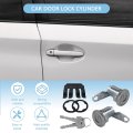 Door Lock Cylinder Set With Keys For Ford Truck And Bronco 1980 To 1991 Dl15900 Dp-42-102 Replacement Switch Kit Front Left